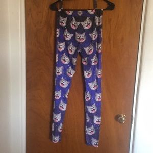 🌟🌟3/$15 M Galaxy cat leggings!